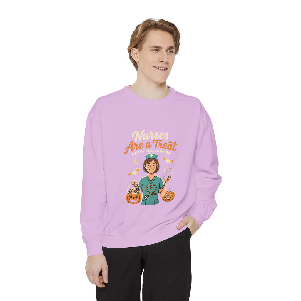 Nurses Are a Treat Sweatshirt | Halloween Nurse Shirt