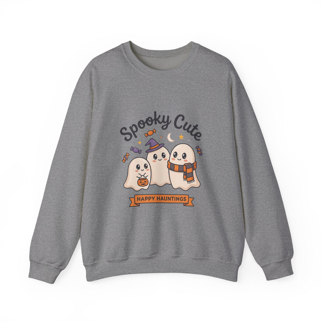 Spooky Cute Ghosts Crewneck Sweatshirt | Happy Hauntings Halloween