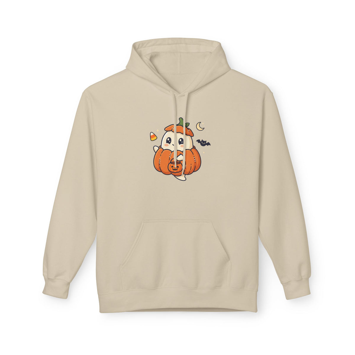 Halloween Pumpkin Panda Hoodie — Cute Spooky Fall Sweatshirt