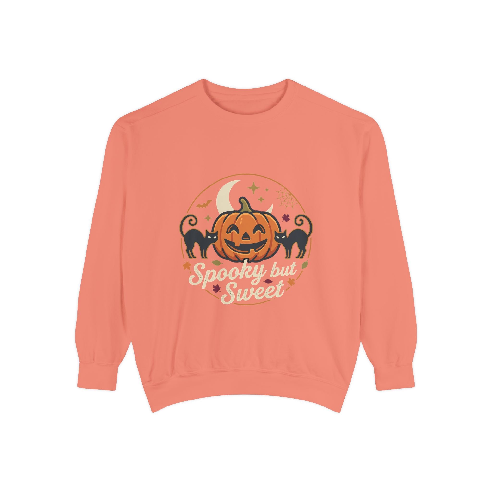 Copy of Spooky but Sweet Pumpkin Sweatshirt | Halloween Jack-o'-Lantern