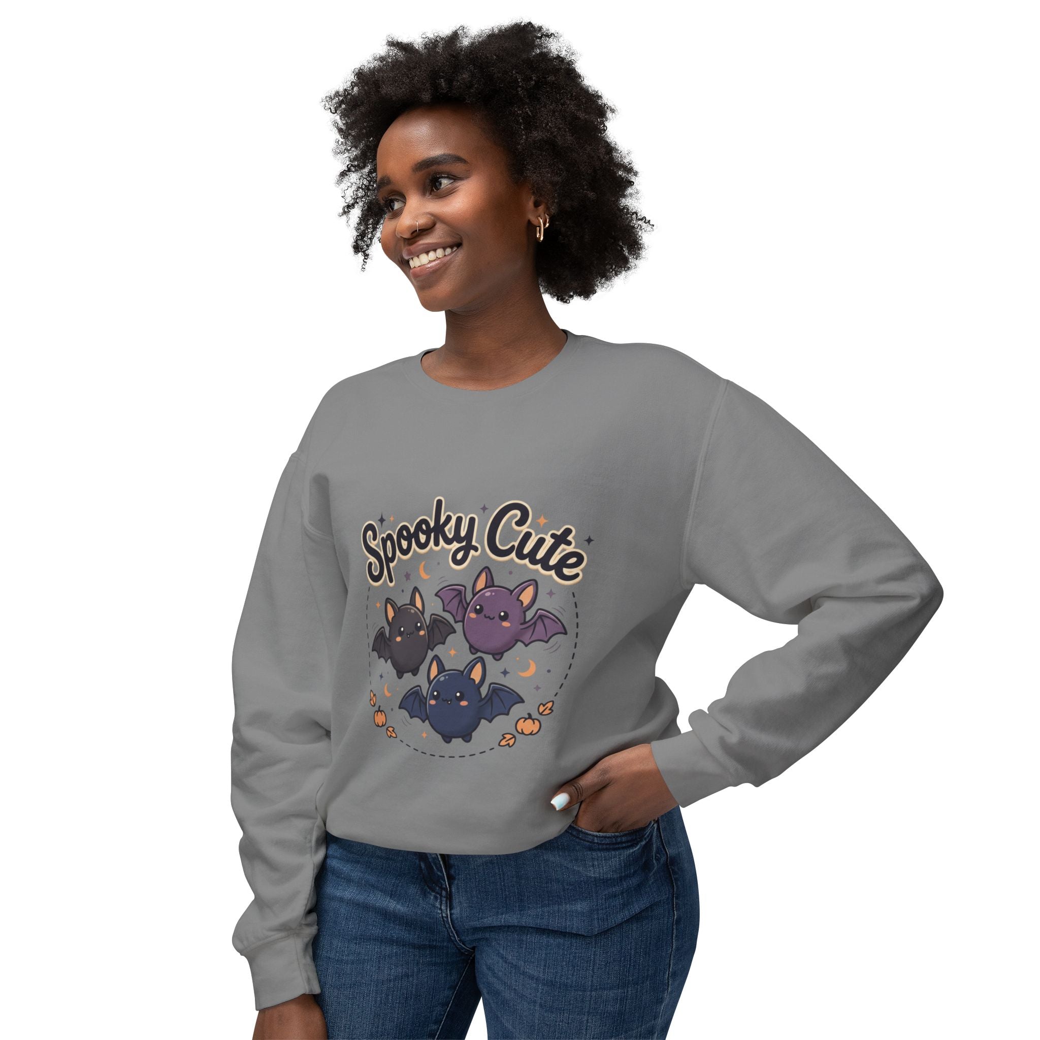 Spooky Cute Bat Crewneck Sweatshirt