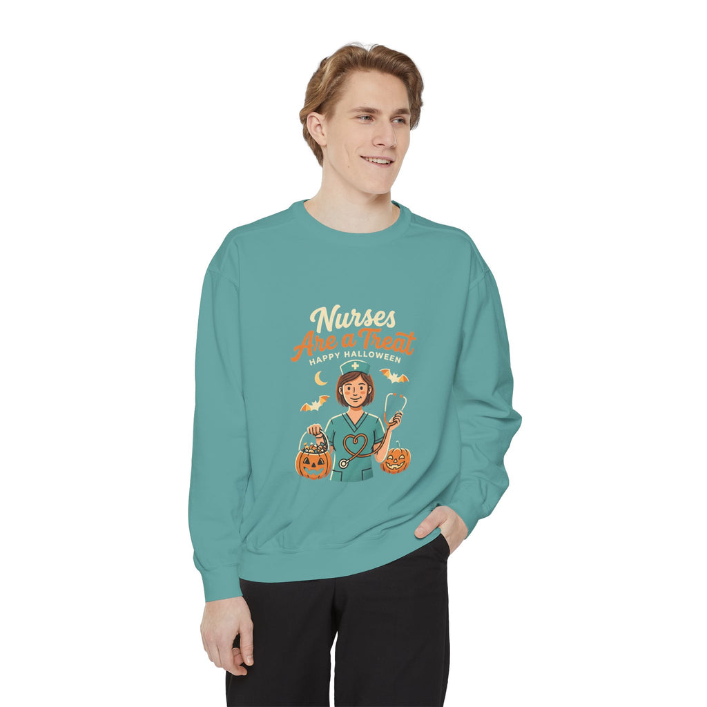 Nurses Are a Treat Sweatshirt | Halloween Nurse Shirt