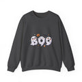 Cute 'BOO' Ghost Halloween Sweatshirt — Cute Spooky Crewneck for Fall