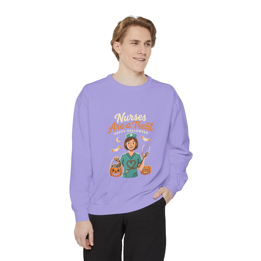 Nurses Are a Treat Sweatshirt | Halloween Nurse Shirt