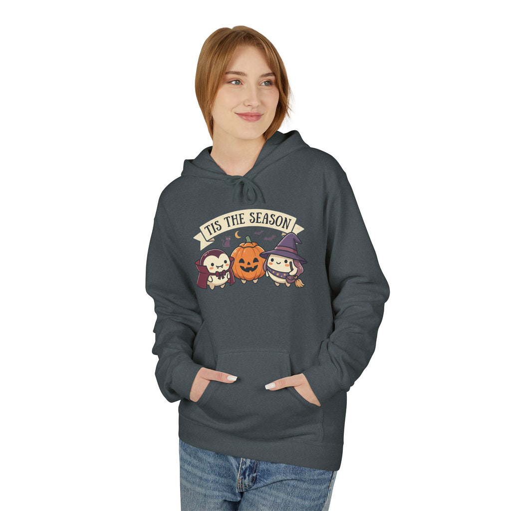 Halloween 'Tis The Season' Cute Pumpkin & Witch Hoodie
