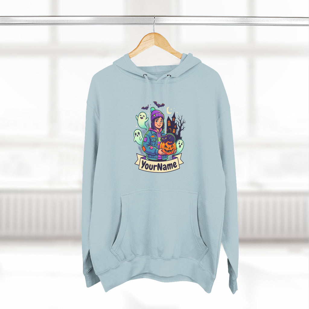 Halloween Crew Hoodie — Personalized Spooky Characters Design