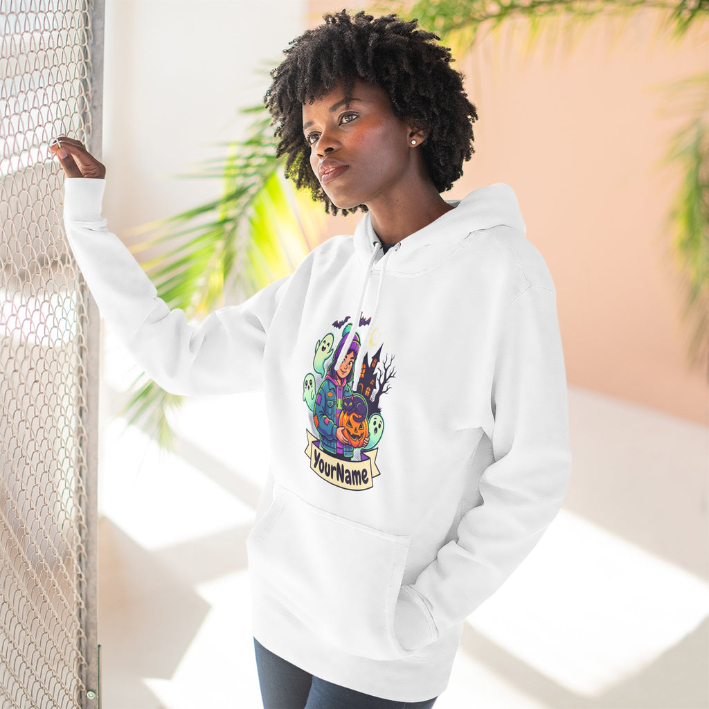 Halloween Crew Hoodie — Personalized Spooky Characters Design