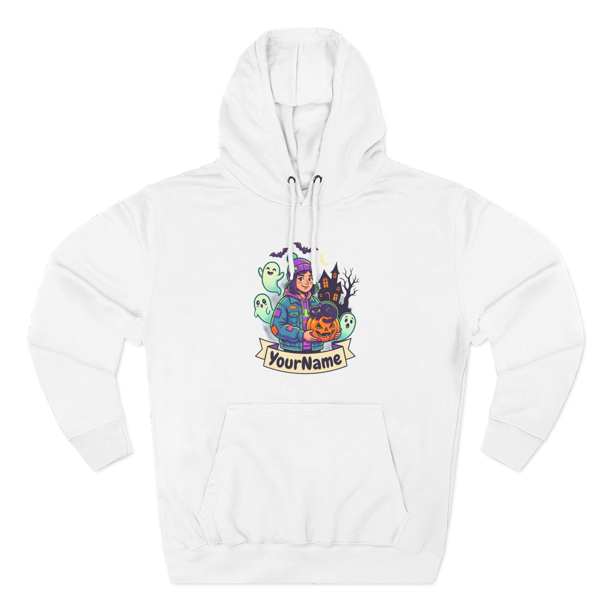 Halloween Crew Hoodie — Personalized Spooky Characters Design