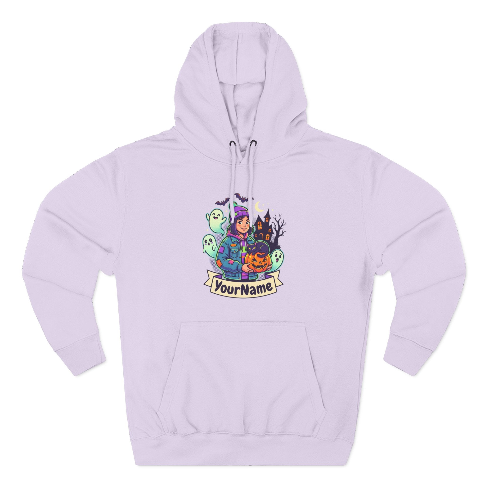 Halloween Crew Hoodie — Personalized Spooky Characters Design