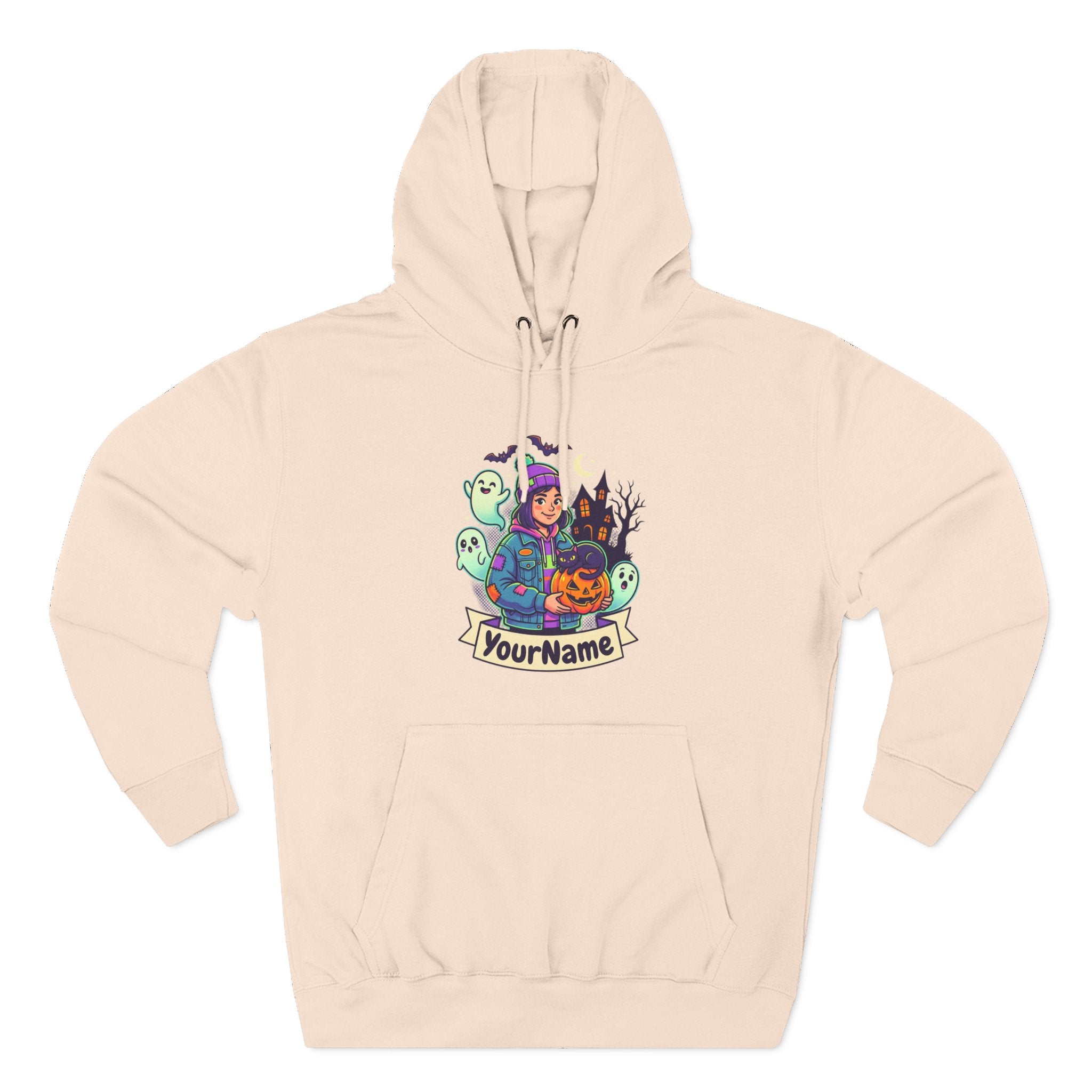 Halloween Crew Hoodie — Personalized Spooky Characters Design