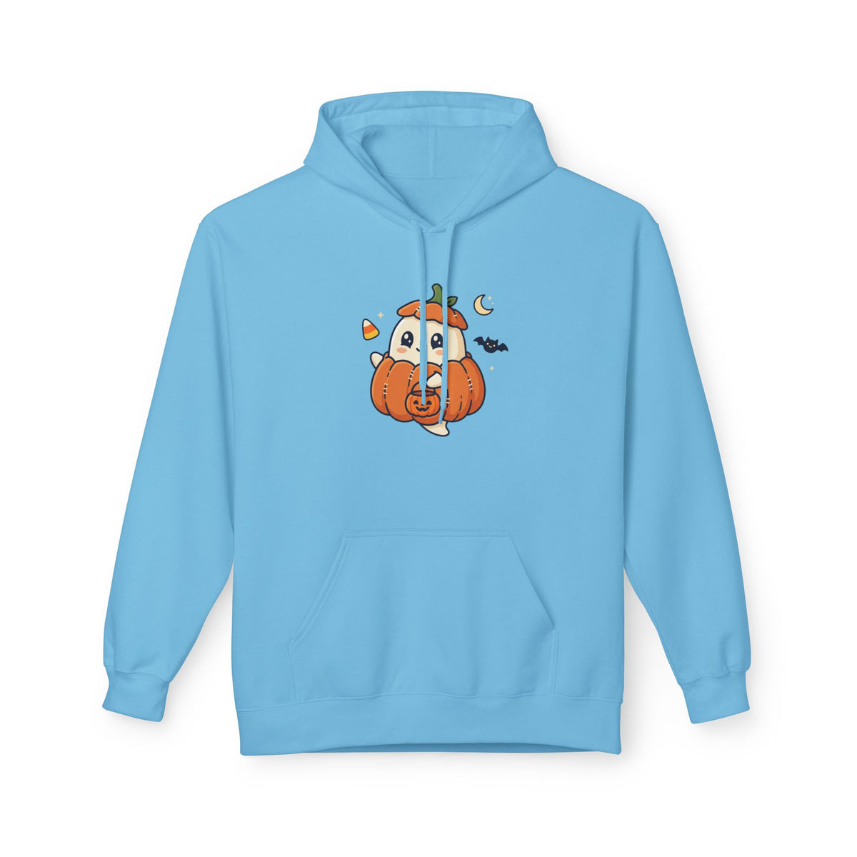 Halloween Pumpkin Panda Hoodie — Cute Spooky Fall Sweatshirt