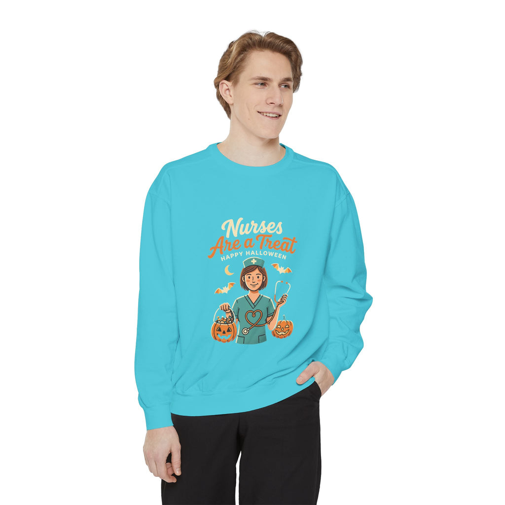Nurses Are a Treat Sweatshirt | Halloween Nurse Shirt