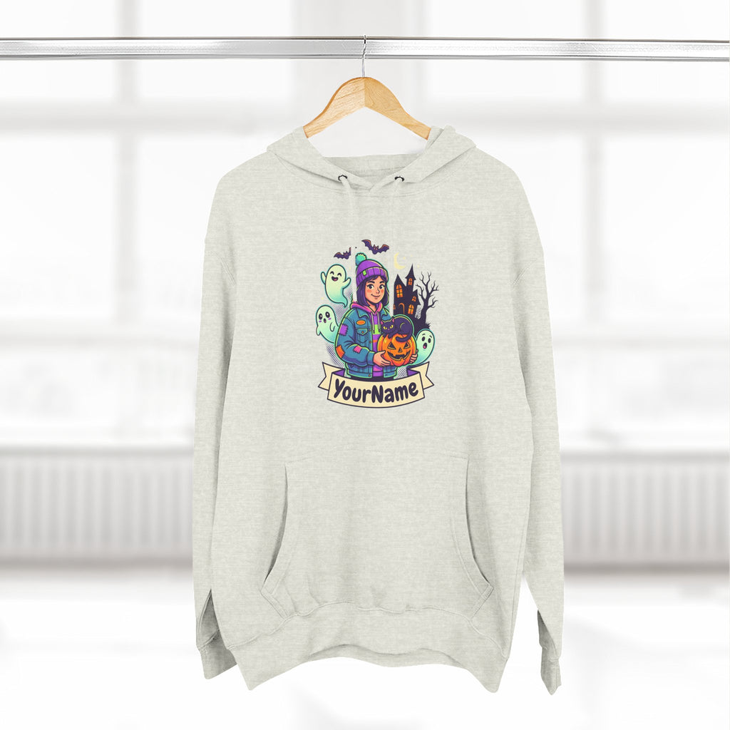 Halloween Crew Hoodie — Personalized Spooky Characters Design