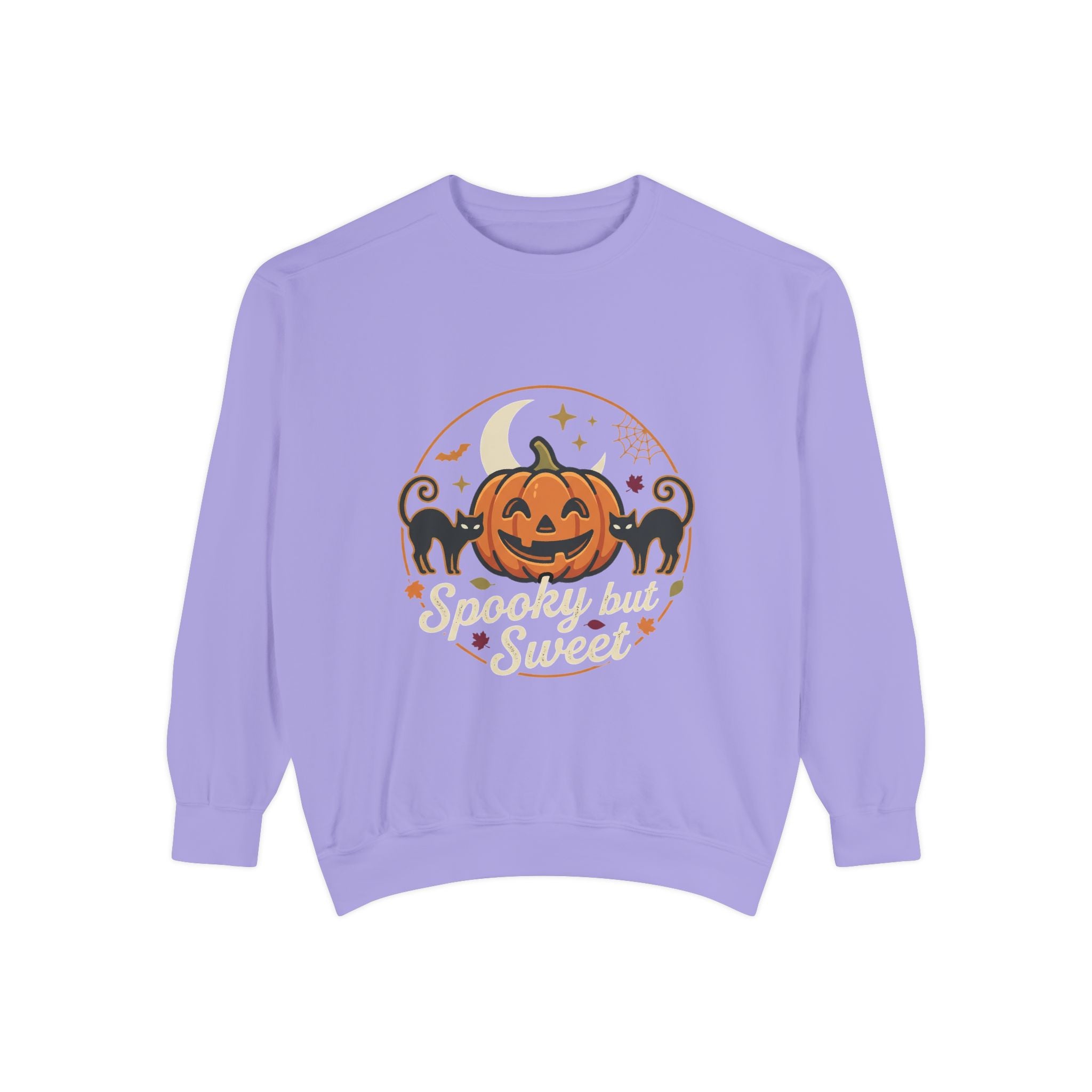 Spooky but Sweet Pumpkin Sweatshirt | Halloween Jack-o'-Lantern