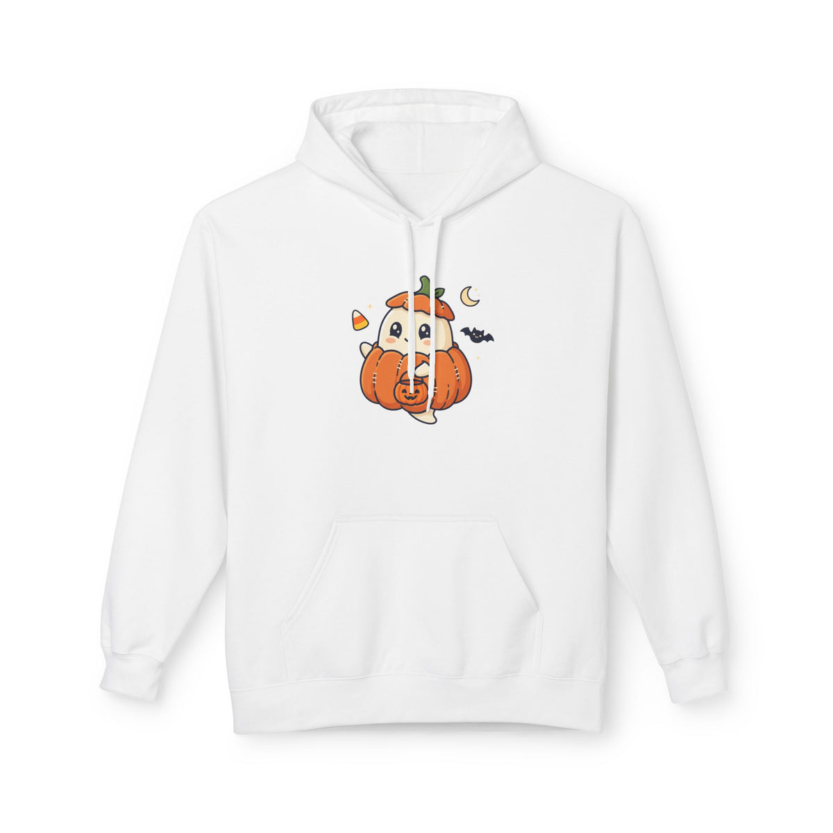 Halloween Pumpkin Panda Hoodie — Cute Spooky Fall Sweatshirt