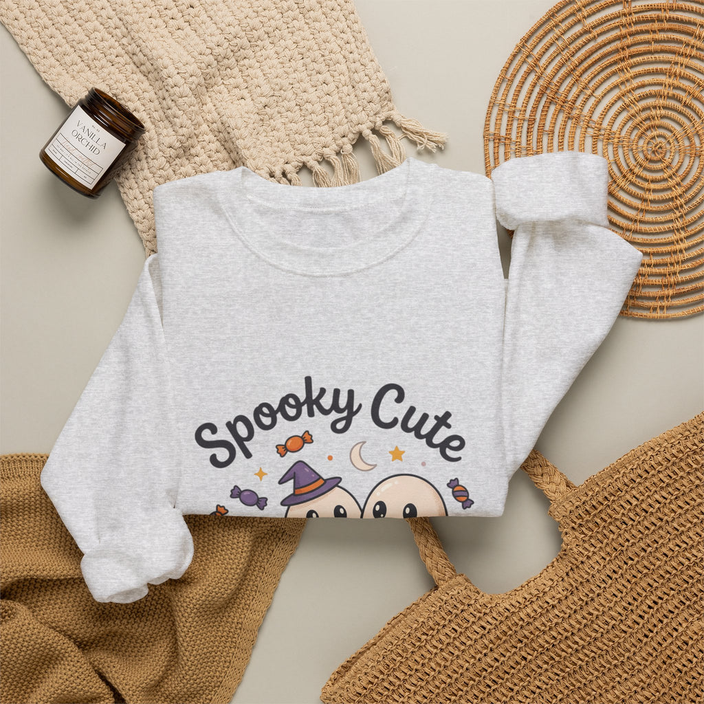 Spooky Cute Ghosts Crewneck Sweatshirt | Happy Hauntings Halloween
