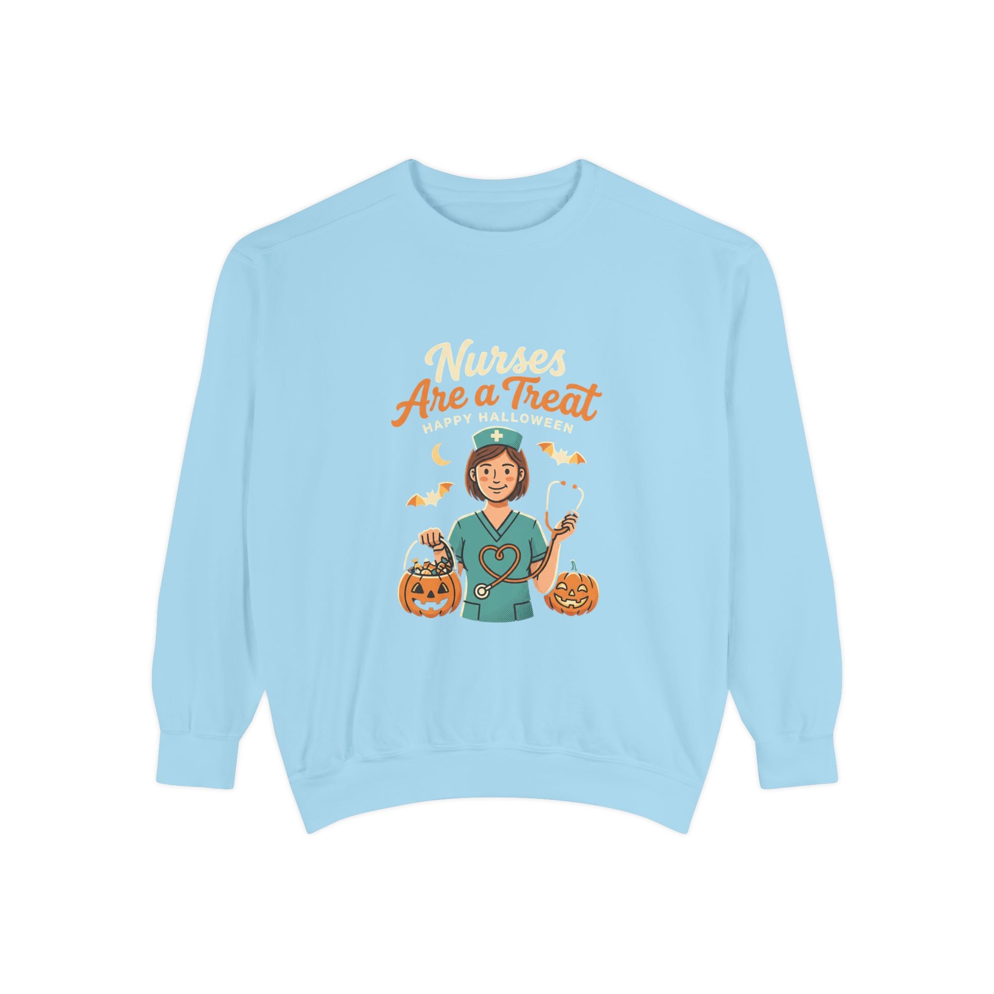 Nurses Are a Treat Sweatshirt | Halloween Nurse Shirt