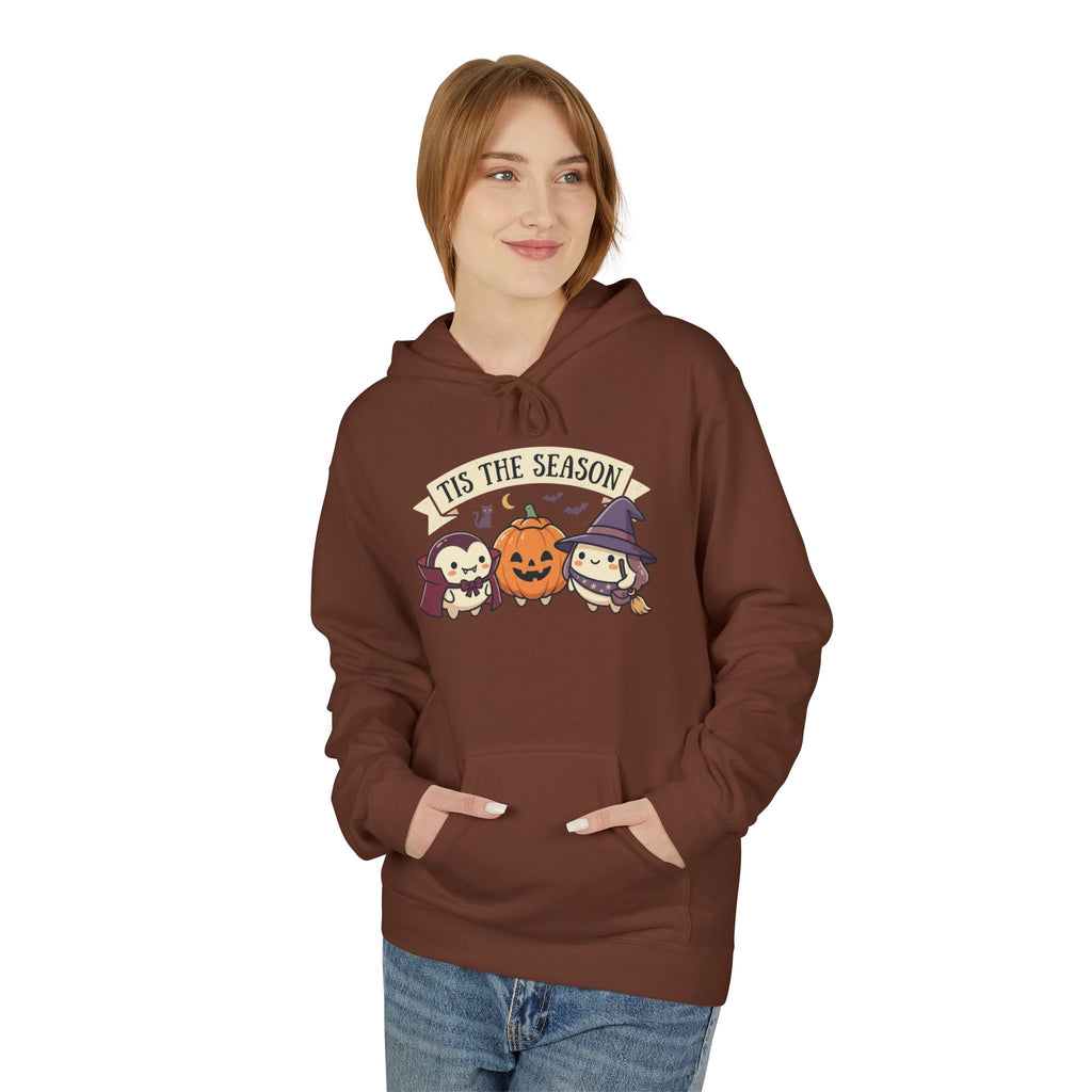 Halloween 'Tis The Season' Cute Pumpkin & Witch Hoodie