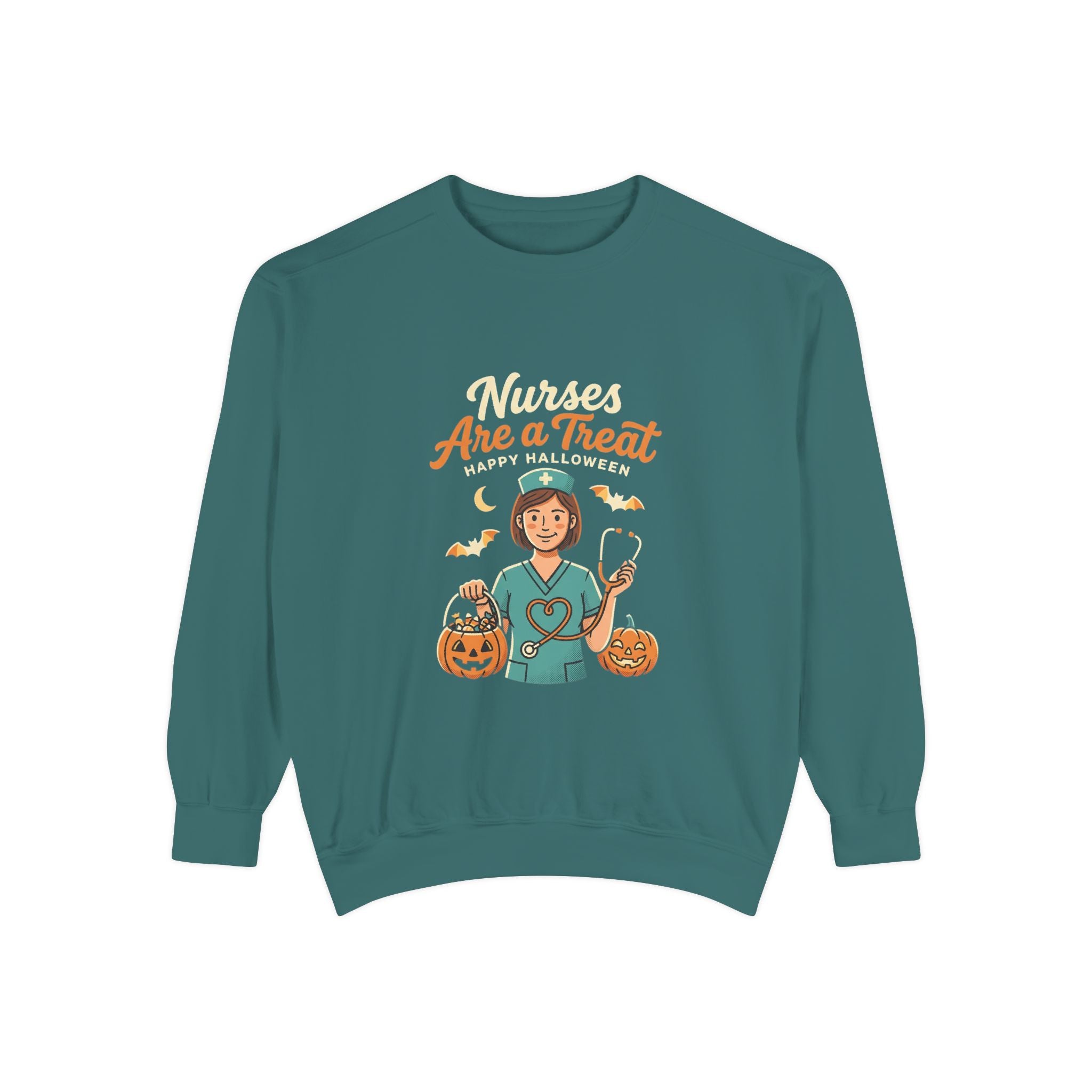 Nurses Are a Treat Sweatshirt | Halloween Nurse Shirt
