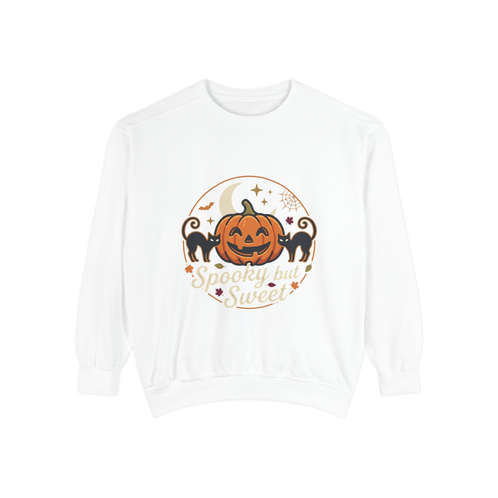 Spooky but Sweet Pumpkin Sweatshirt | Halloween Jack-o'-Lantern