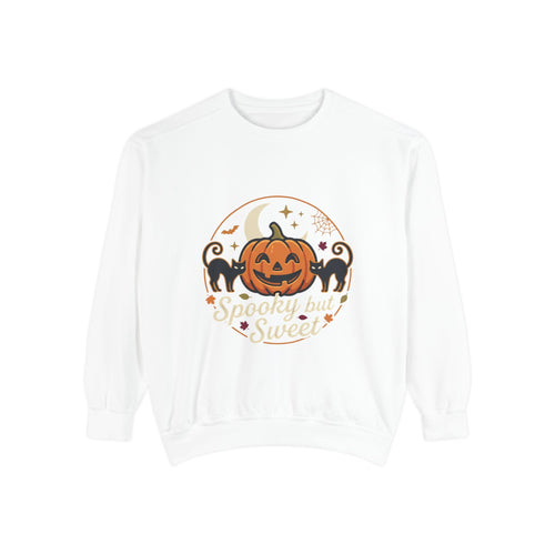 Copy of Spooky but Sweet Pumpkin Sweatshirt | Halloween Jack-o'-Lantern