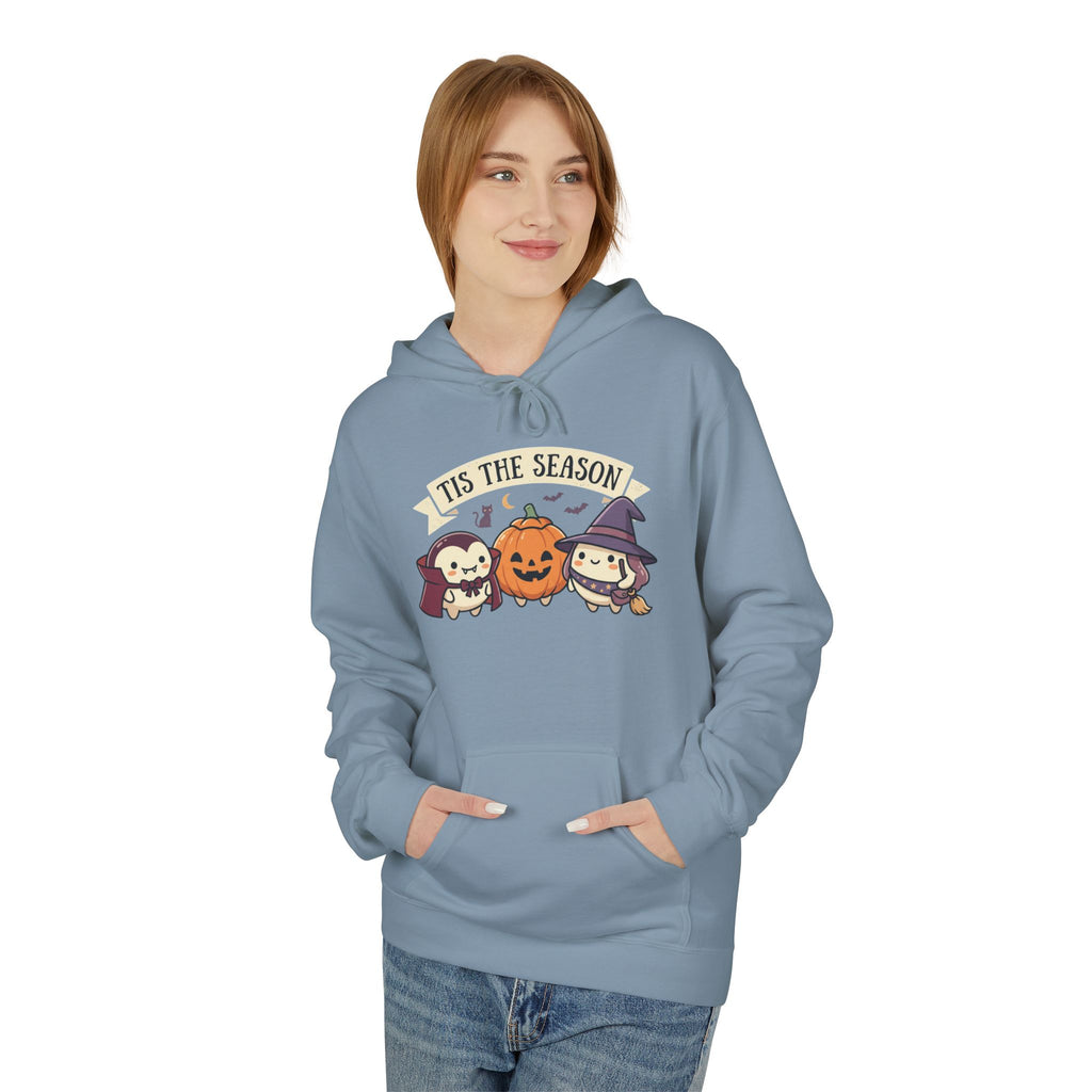 Halloween 'Tis The Season' Cute Pumpkin & Witch Hoodie