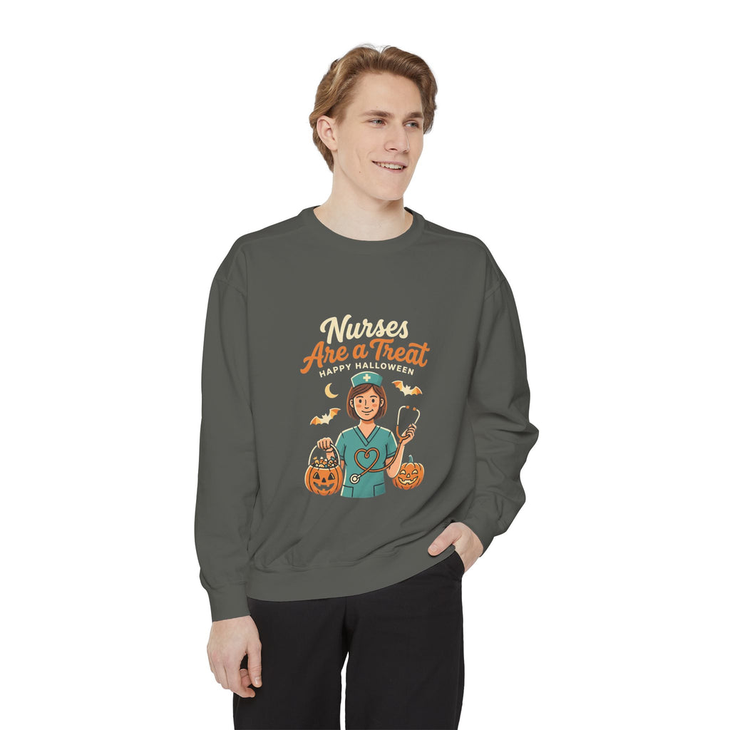 Nurses Are a Treat Sweatshirt | Halloween Nurse Shirt