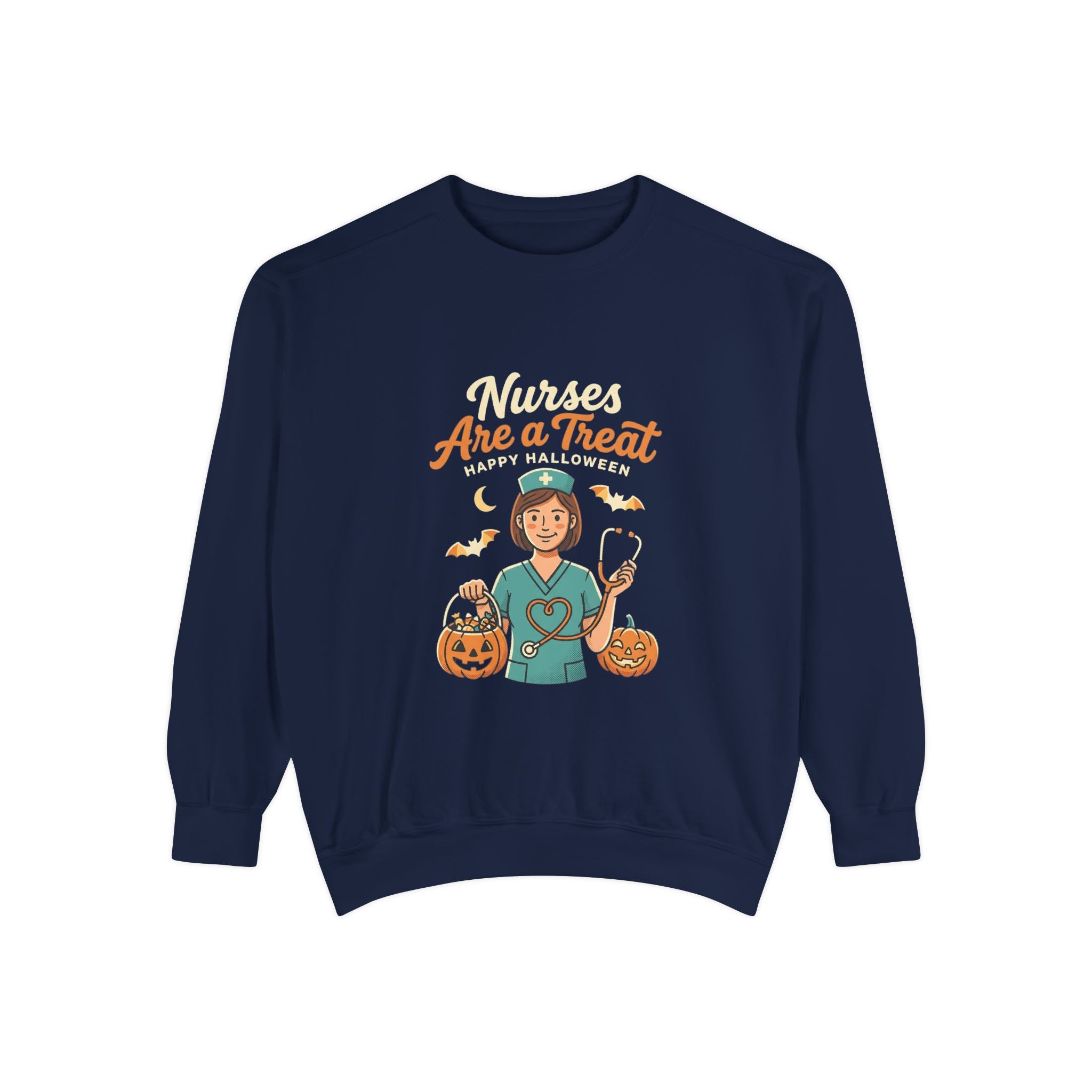 Nurses Are a Treat Sweatshirt | Halloween Nurse Shirt