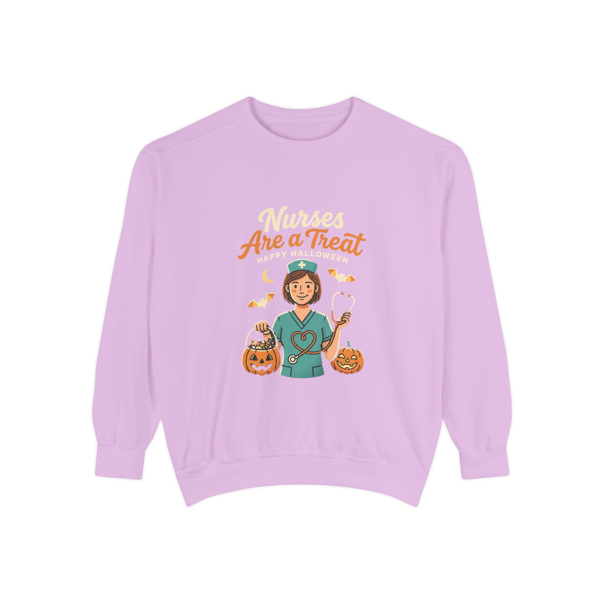 Nurses Are a Treat Sweatshirt | Halloween Nurse Shirt