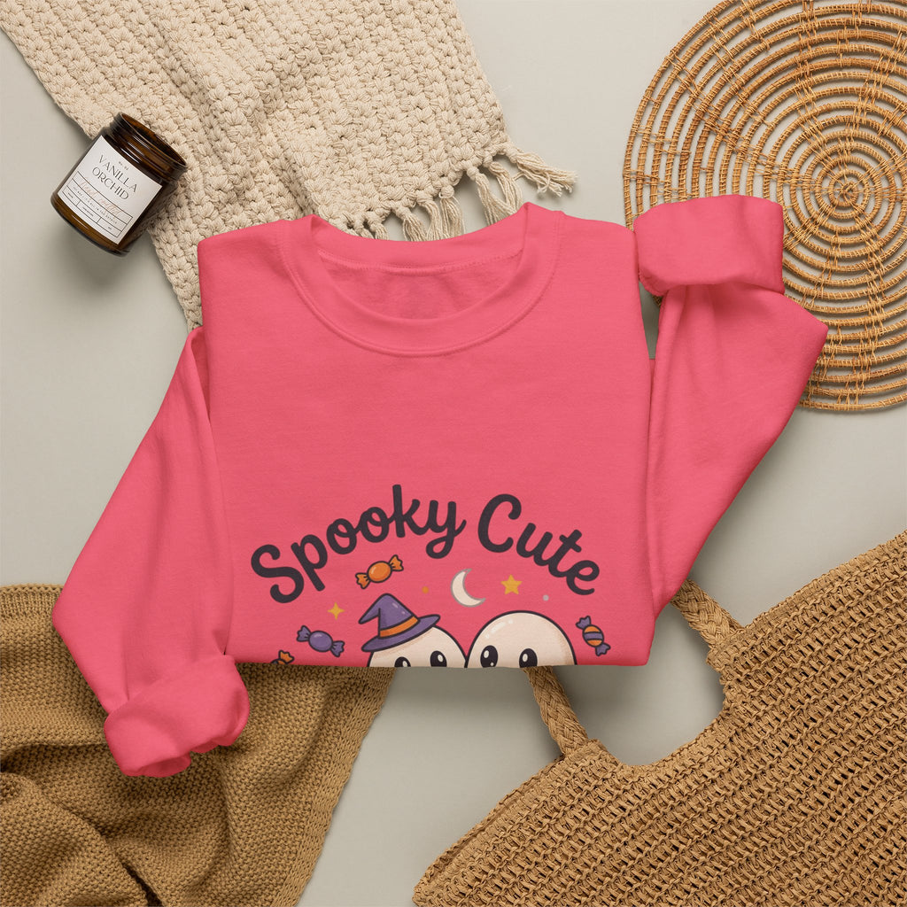 Spooky Cute Ghosts Crewneck Sweatshirt | Happy Hauntings Halloween