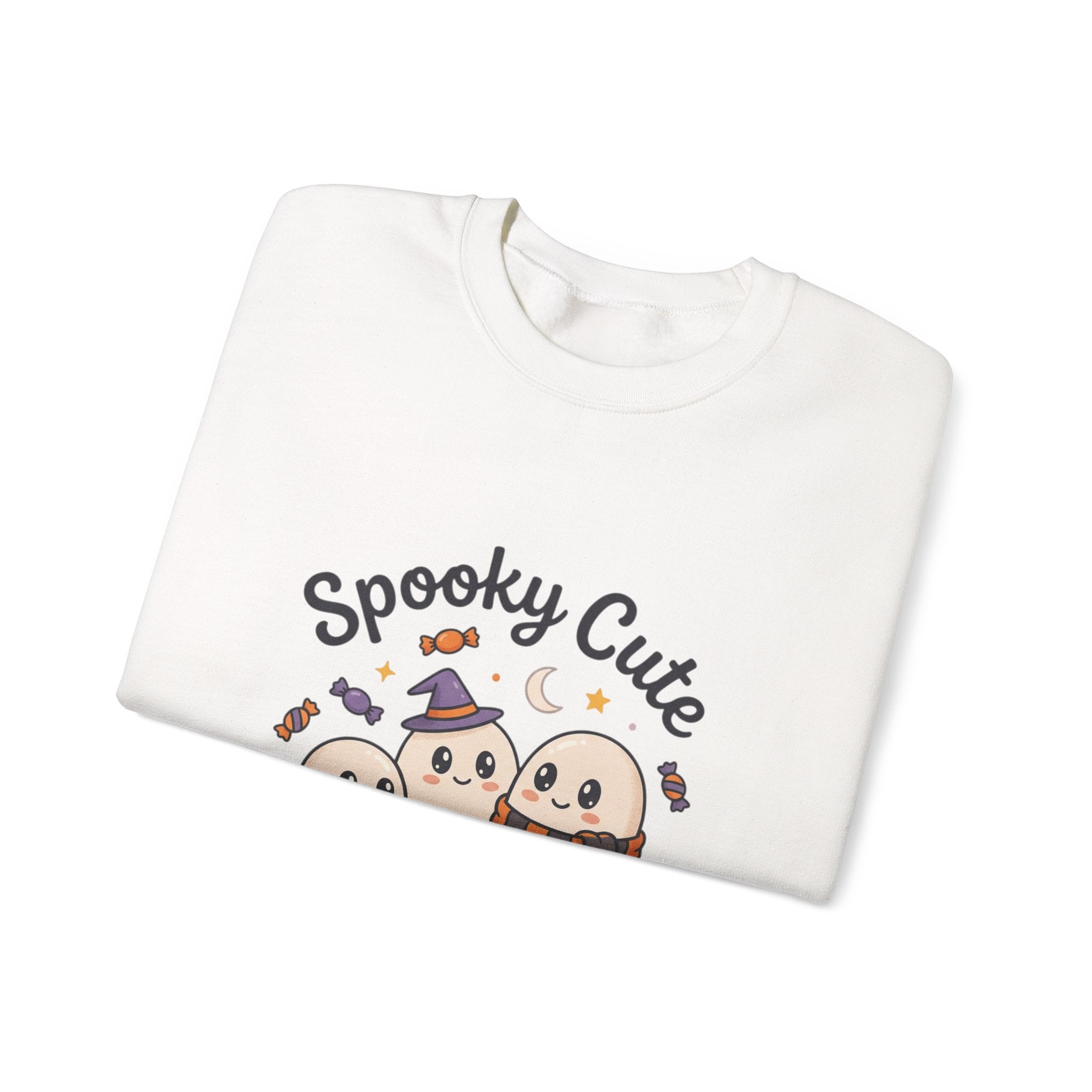 Spooky Cute Ghosts Crewneck Sweatshirt | Happy Hauntings Halloween