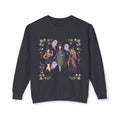 Three Witches with Ghosts Sweatshirt | Halloween Witch Trio, Autumn Leaves