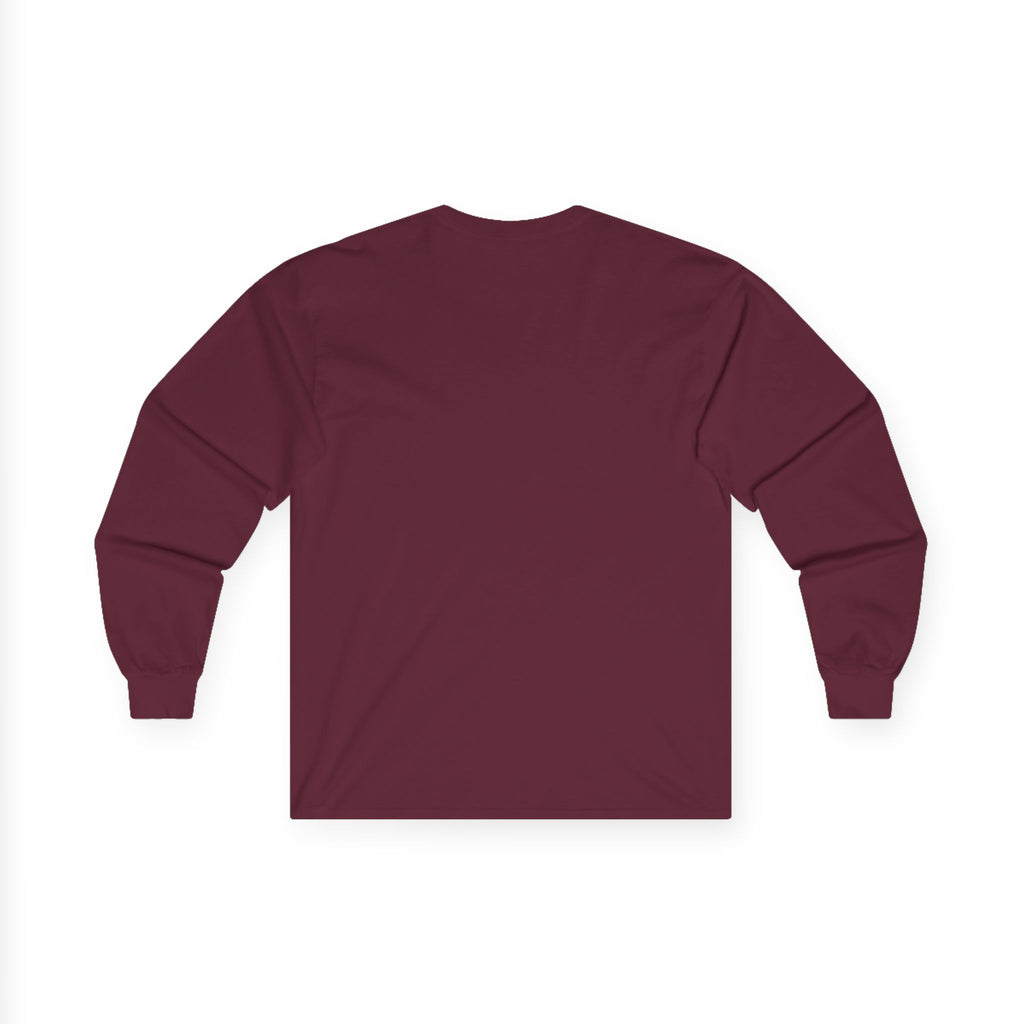 Autumn Cozy Comfort Long Sleeve Tee — Pumpkin, Sweater & Hot Drink Fall Design
