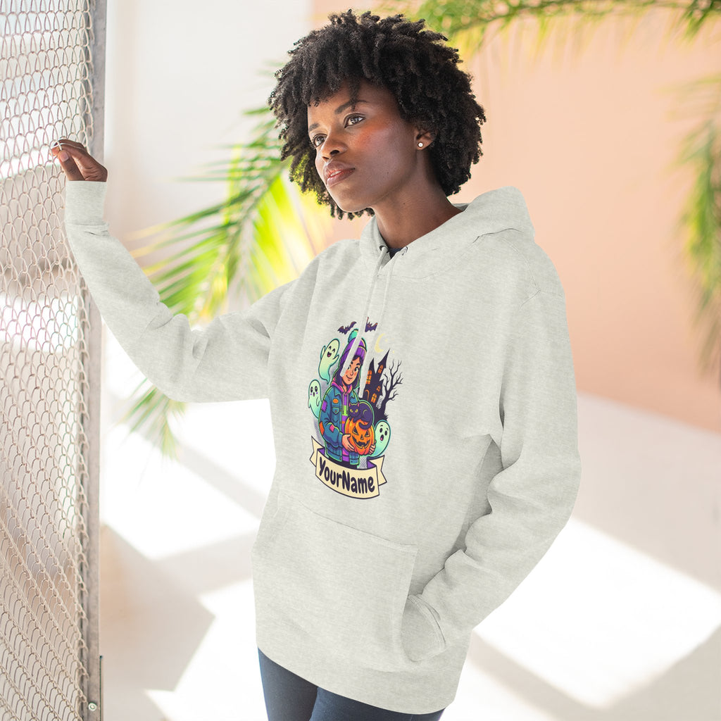 Halloween Crew Hoodie — Personalized Spooky Characters Design