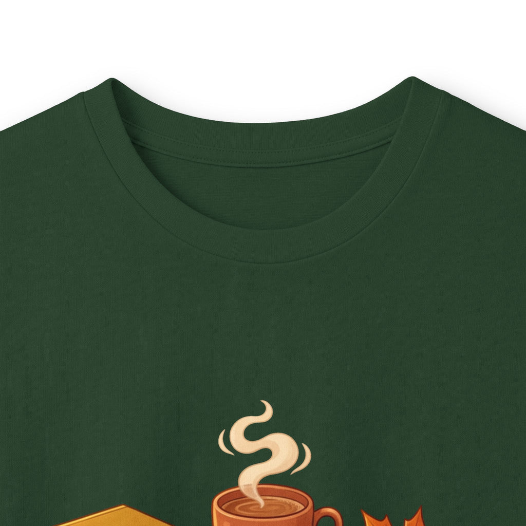 Autumn Cozy Comfort Long Sleeve Tee — Pumpkin, Sweater & Hot Drink Fall Design
