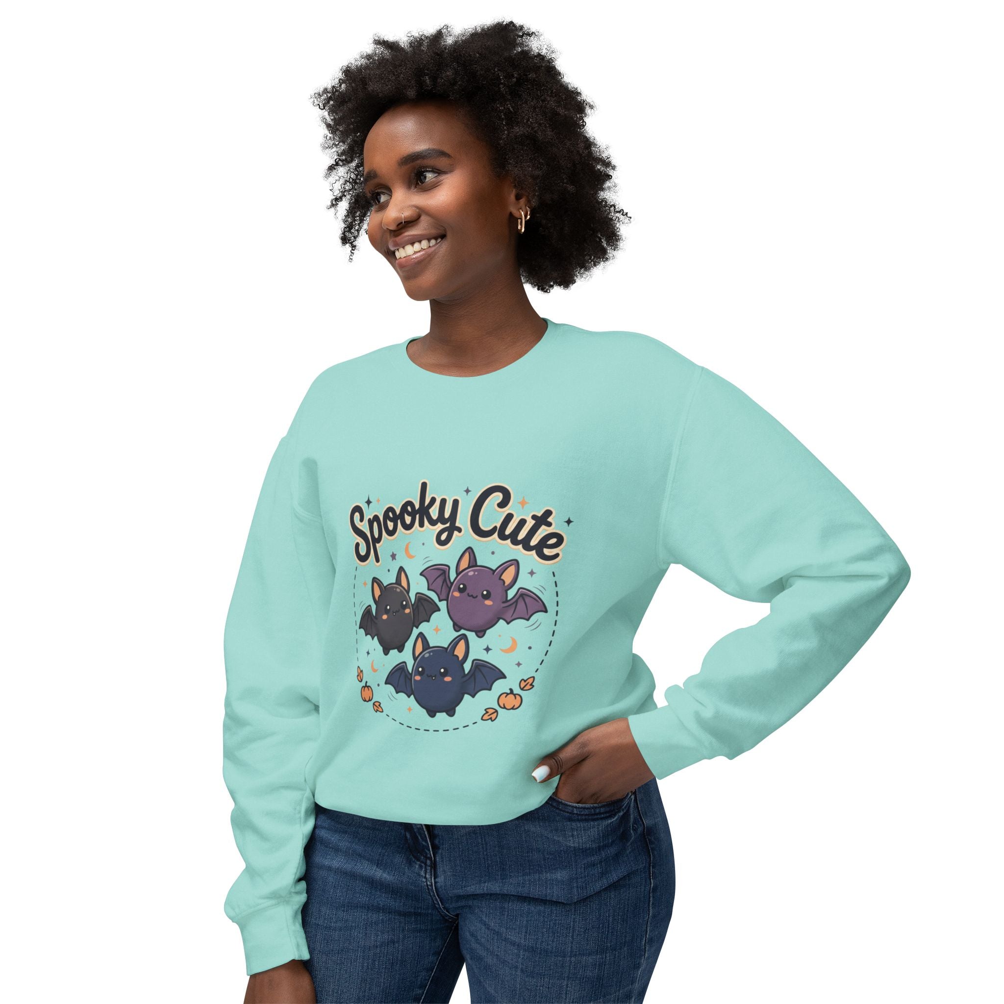 Spooky Cute Bat Crewneck Sweatshirt