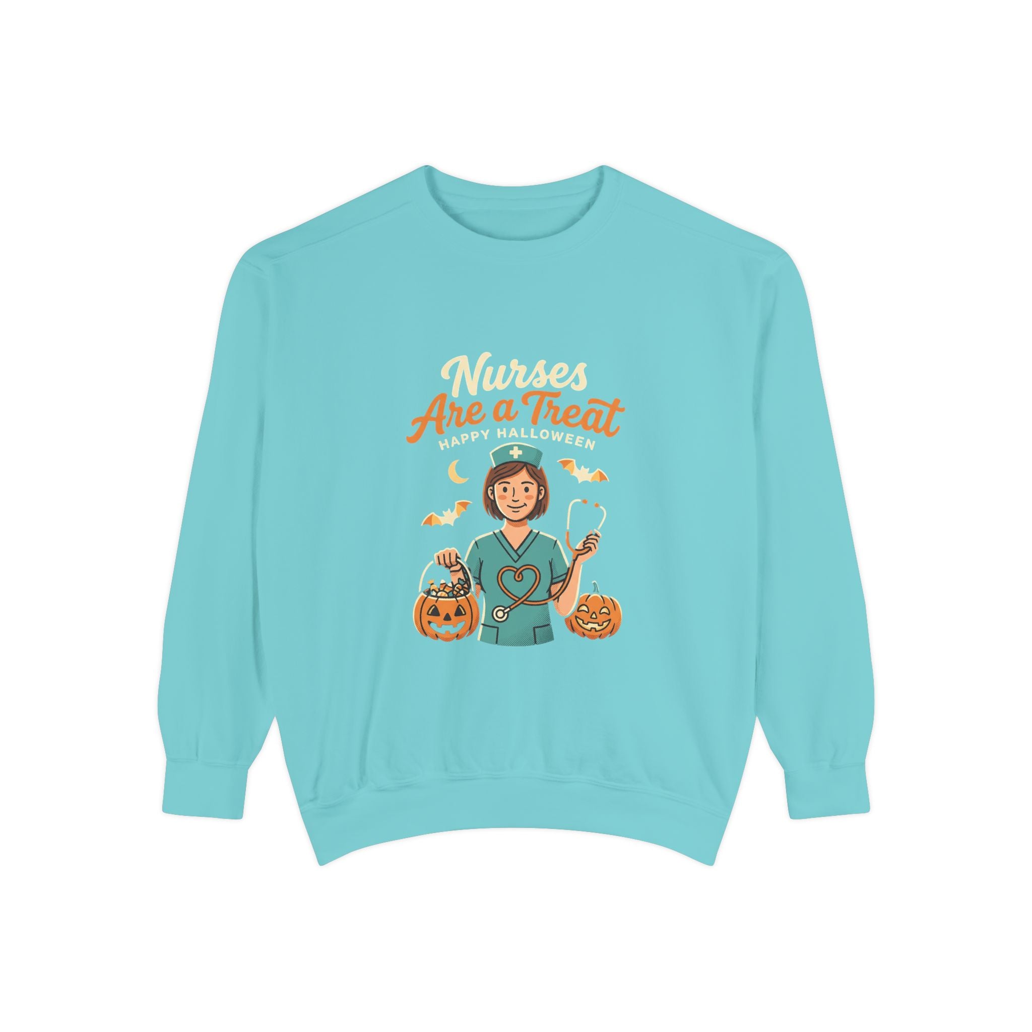 Nurses Are a Treat Sweatshirt | Halloween Nurse Shirt