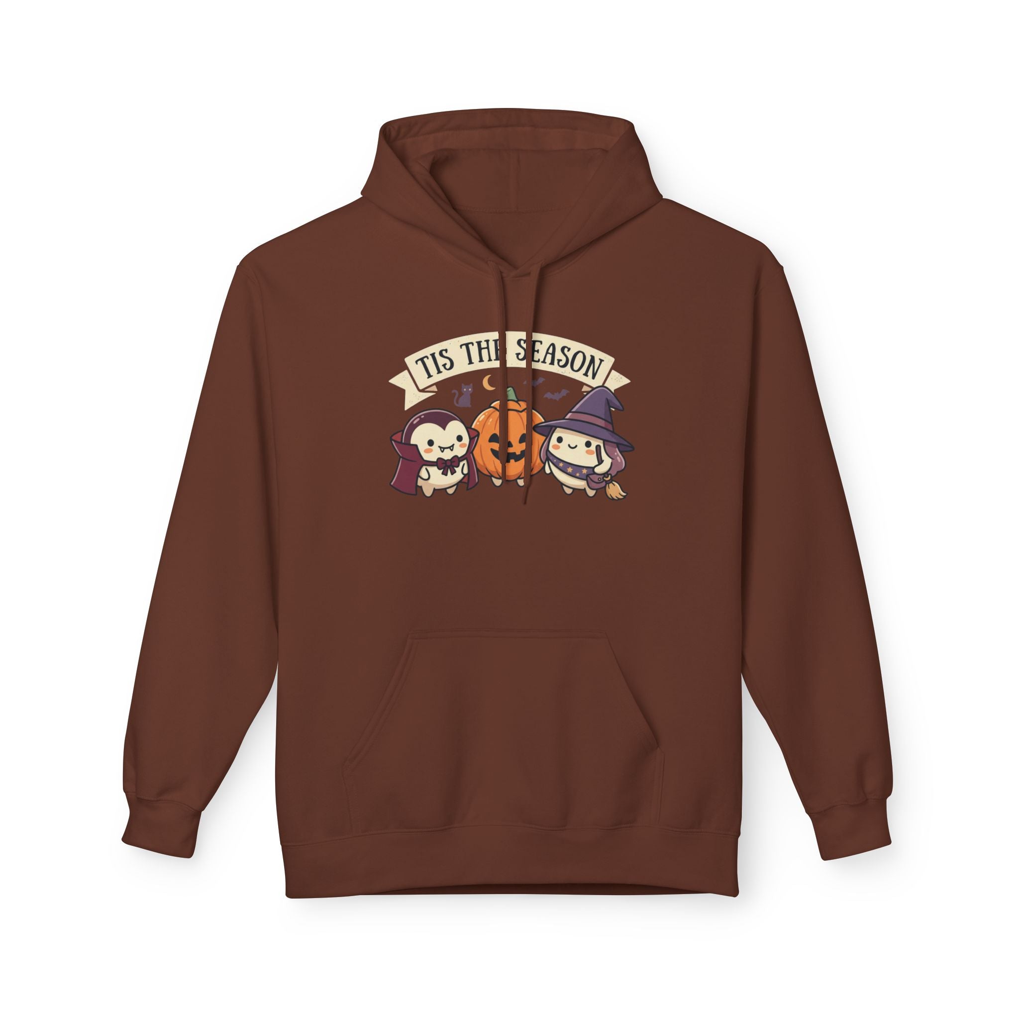 Halloween 'Tis The Season' Cute Pumpkin & Witch Hoodie
