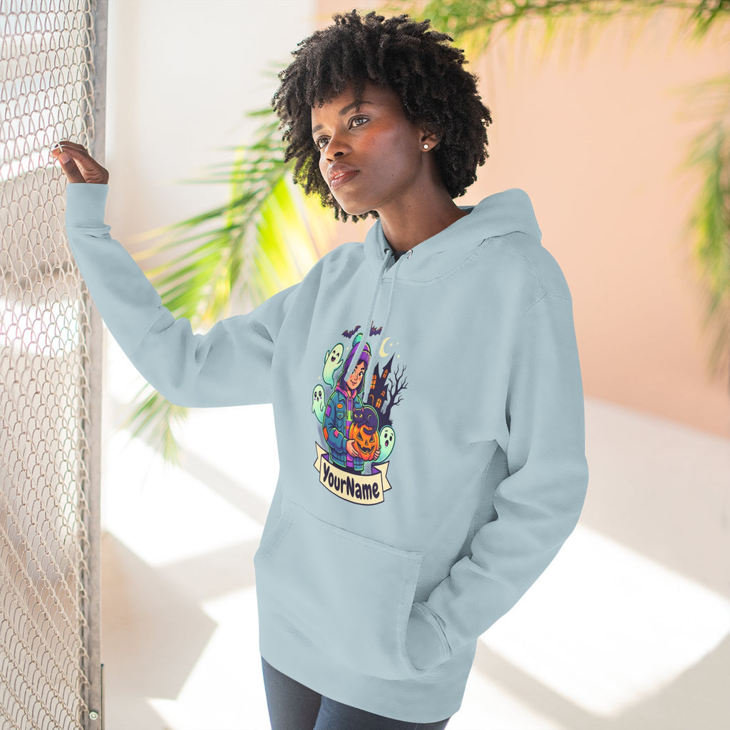 Halloween Crew Hoodie — Personalized Spooky Characters Design
