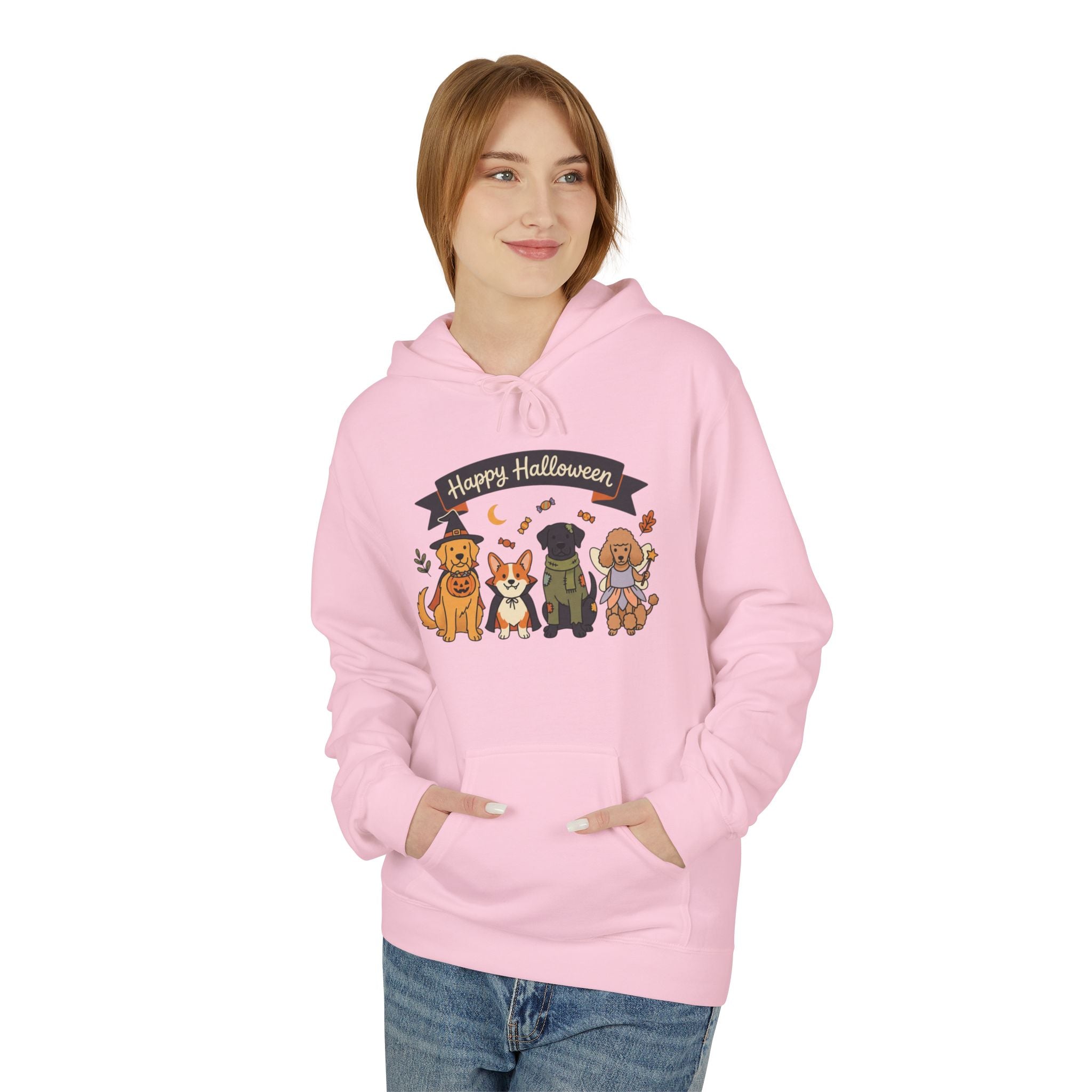 Happy Halloween Dogs Hoodie — Cute Halloween Puppy Costume Sweatshirt