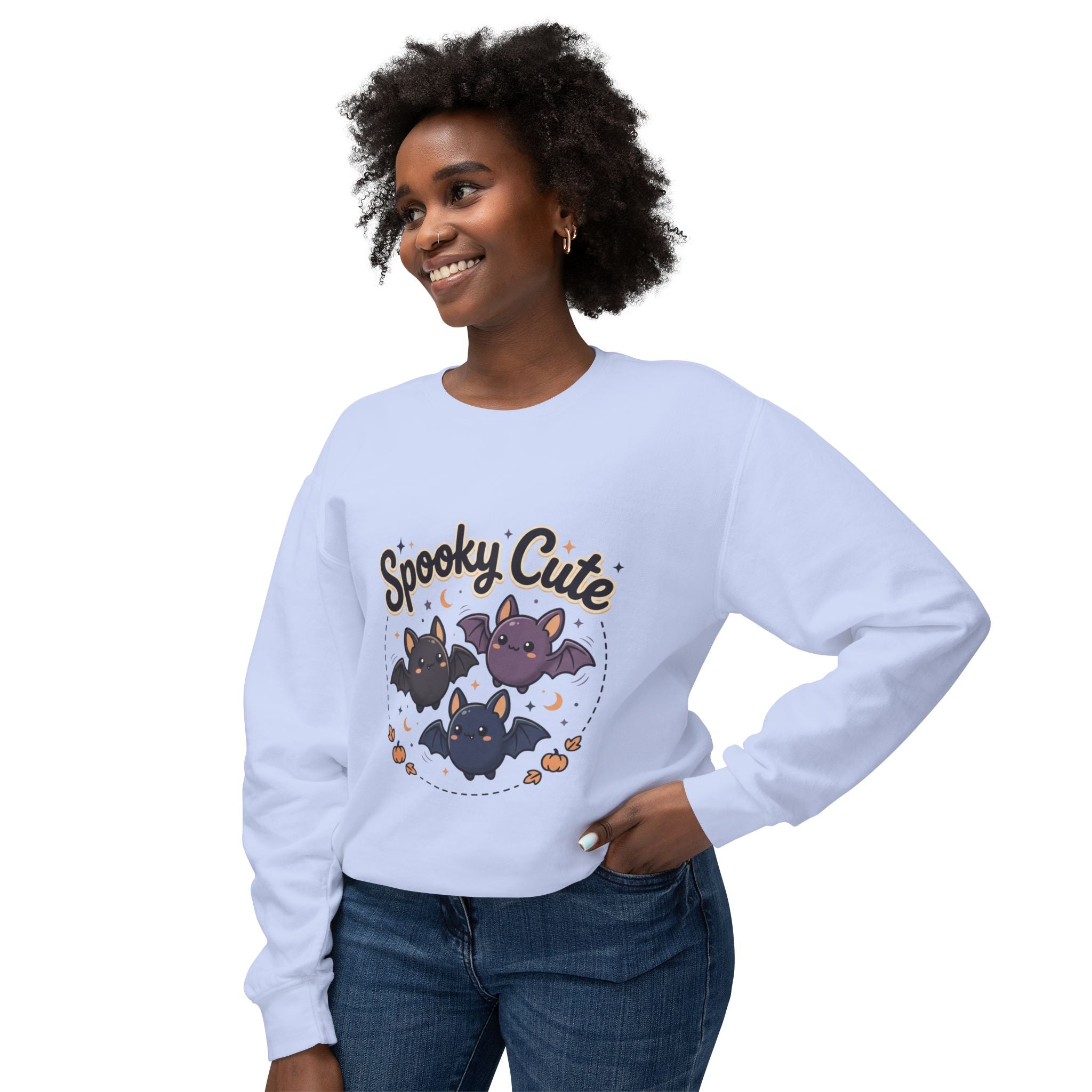 Spooky Cute Bat Crewneck Sweatshirt