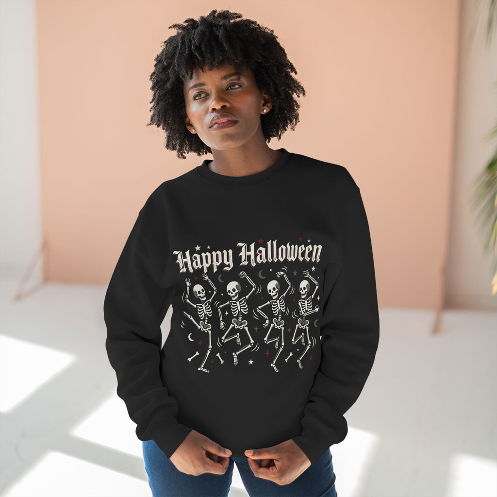 Happy Halloween Dancing Skeletons Sweatshirt