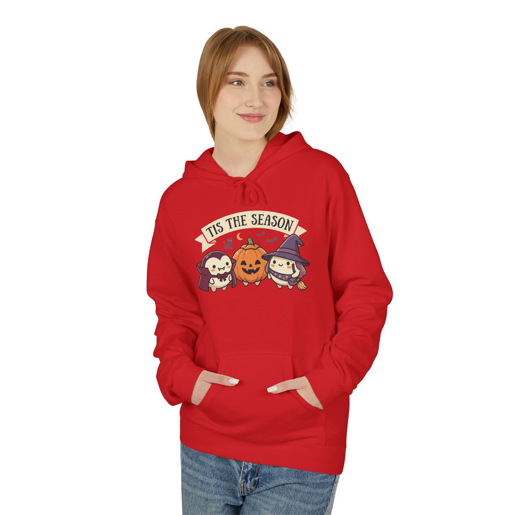 Halloween 'Tis The Season' Cute Pumpkin & Witch Hoodie
