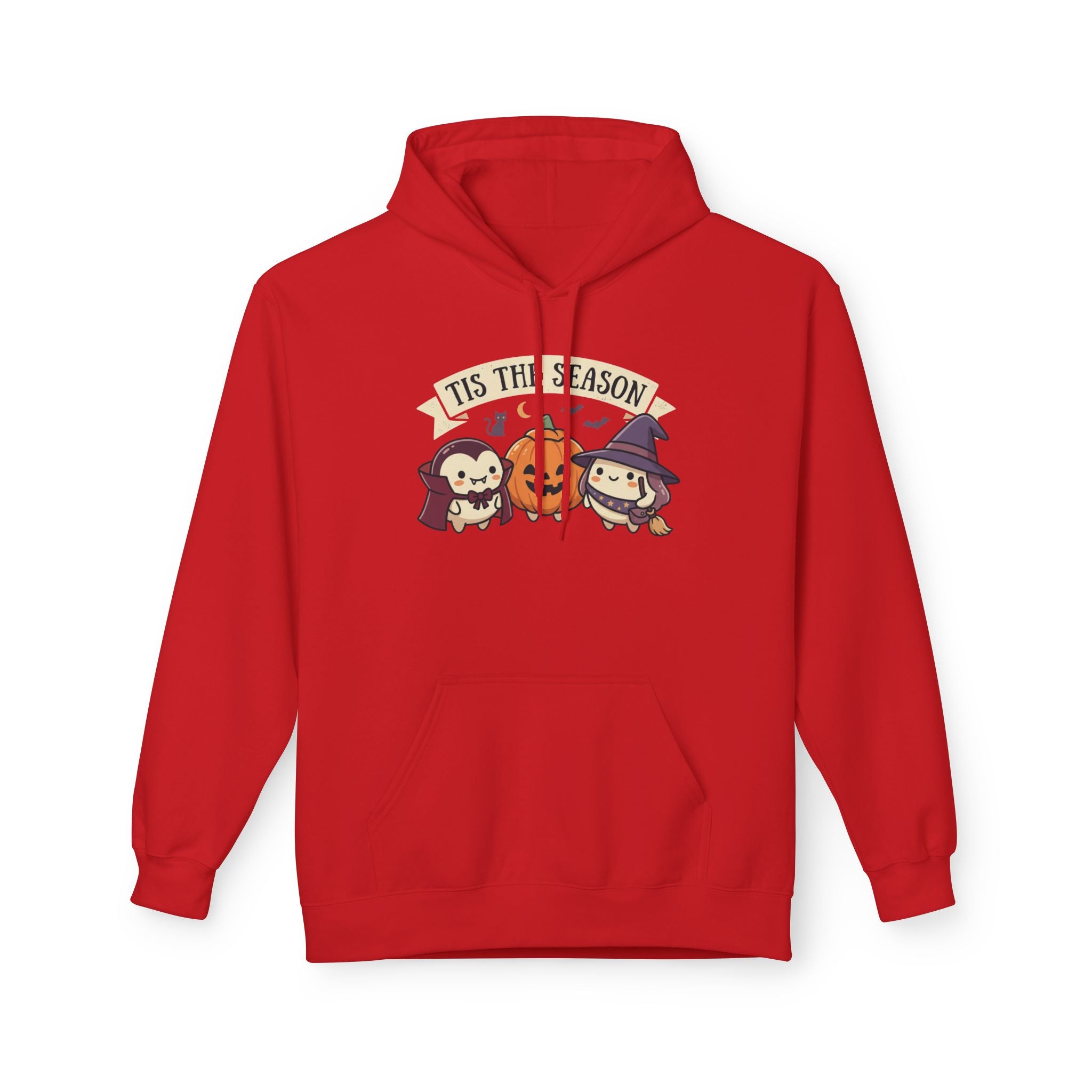 Halloween 'Tis The Season' Cute Pumpkin & Witch Hoodie