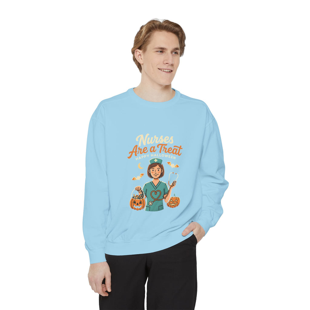 Nurses Are a Treat Sweatshirt | Halloween Nurse Shirt