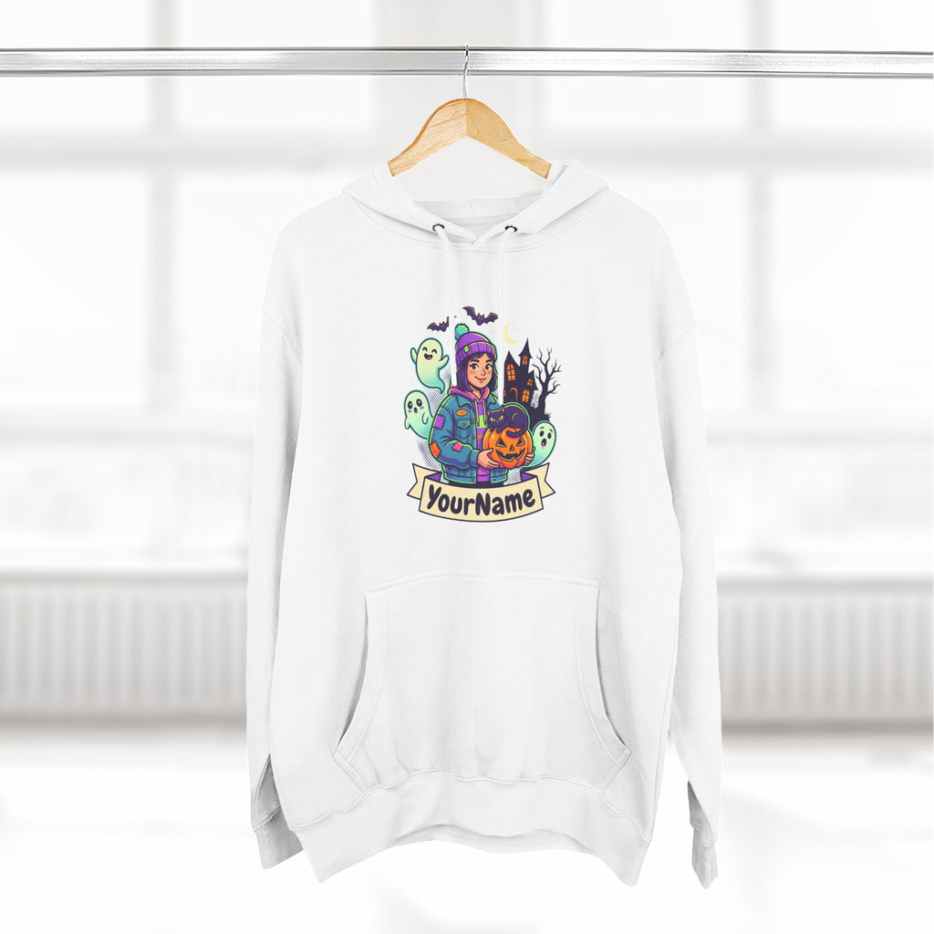 Halloween Crew Hoodie — Personalized Spooky Characters Design
