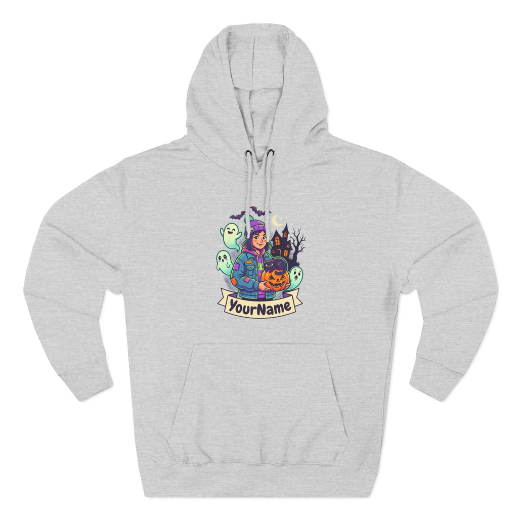 Halloween Crew Hoodie — Personalized Spooky Characters Design