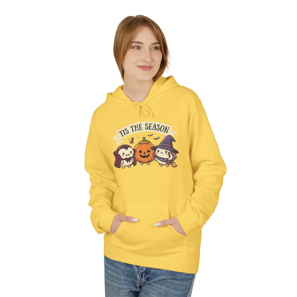 Halloween 'Tis The Season' Cute Pumpkin & Witch Hoodie