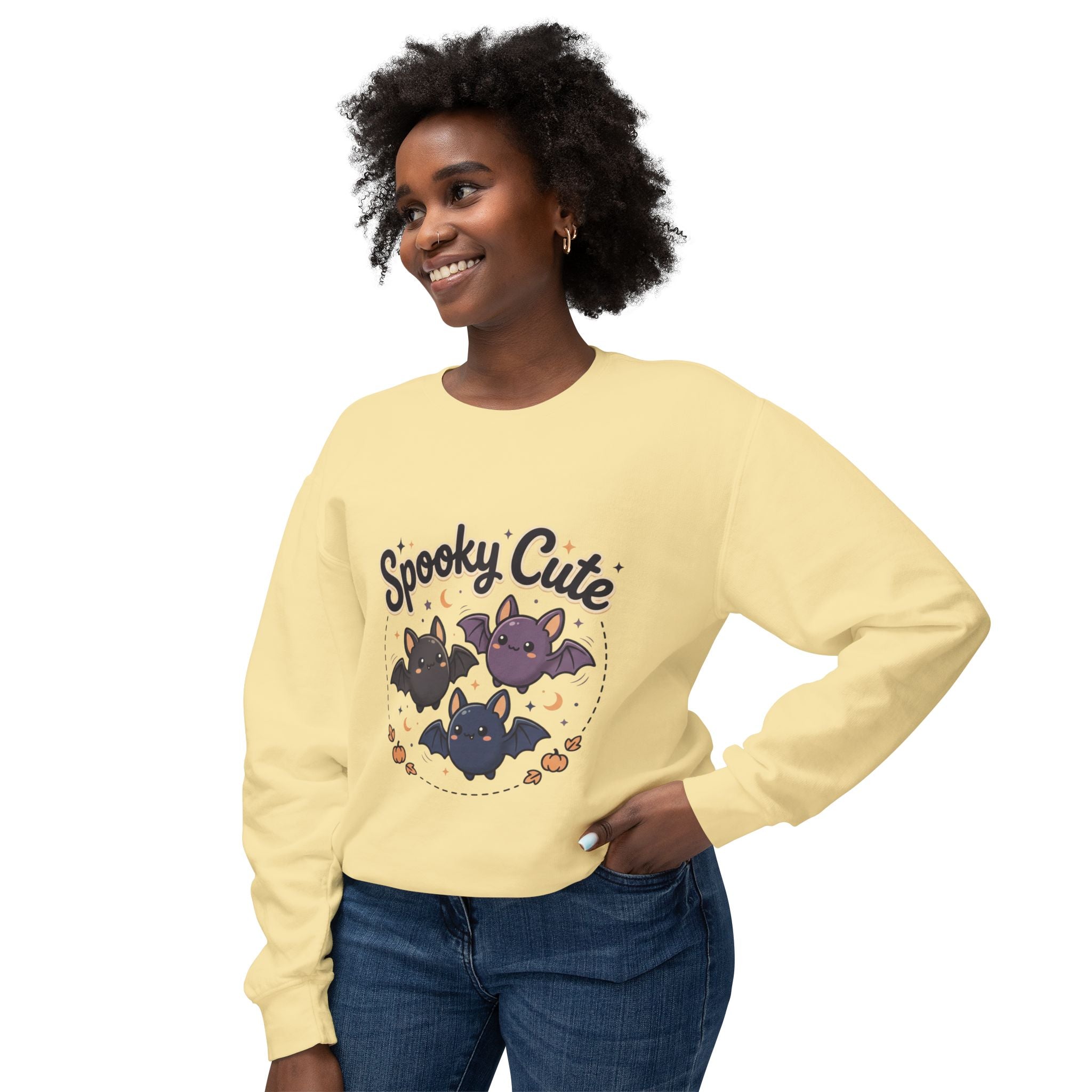 Spooky Cute Bat Crewneck Sweatshirt