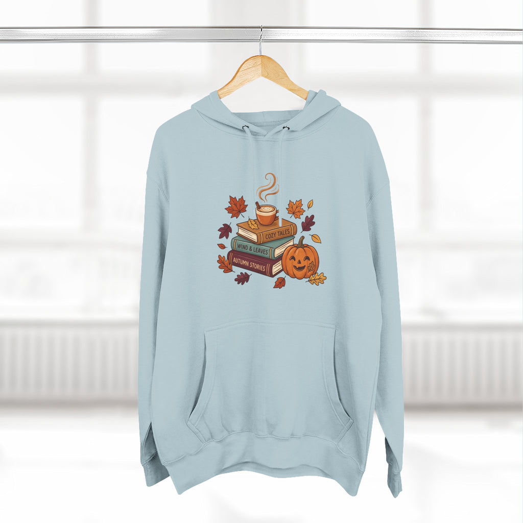 Autumn Cozy Reads Hoodie — Pumpkin, Books & Candle Fall Fleece